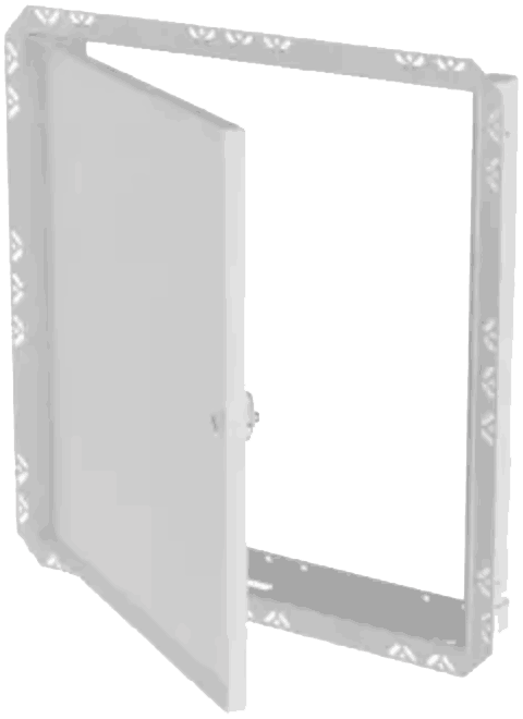 touch latch access door