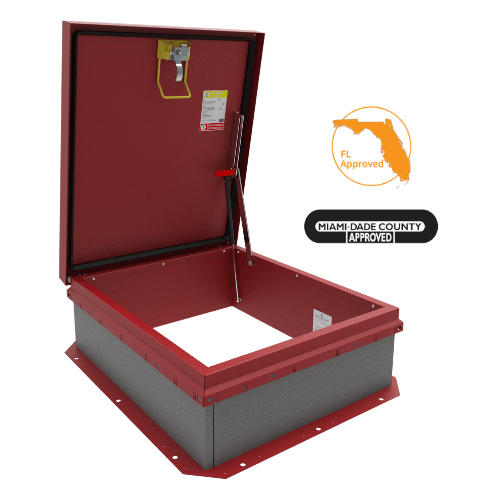 Florida-approved roof hatches in stock